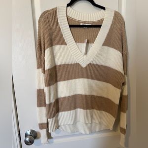 American Eagle striped sweater